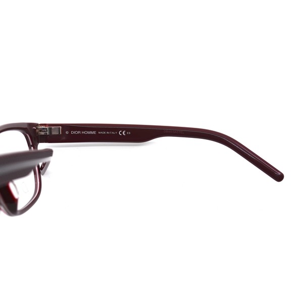 DIOR BLACK TIE189F 98P BURGUNDY AUTHENTIC EYEGLASSES - Picture 10 of 12
